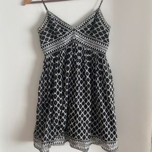 BCBG Max Azria Geometric Print Sequined Dress